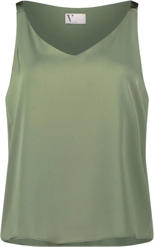 Vera Mont Mouwloze Blouse Stijl 03014262 Green Dames