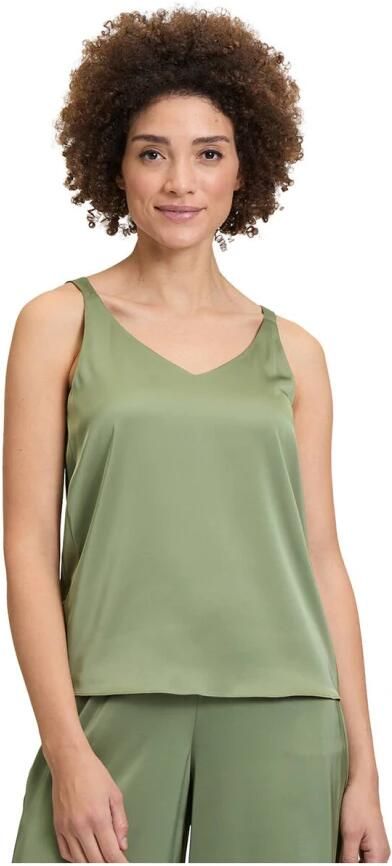 Vera Mont Mouwloze Blouse Stijl 03014262 Green Dames - Foto 4