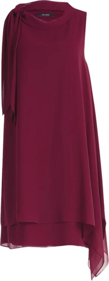 Vera Mont Knielange cocktailjurk met knoopdetail - Foto 5