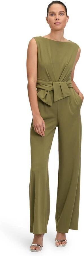 Vera Mont Mouwloze Jumpsuit Overall Green Dames - Foto 2
