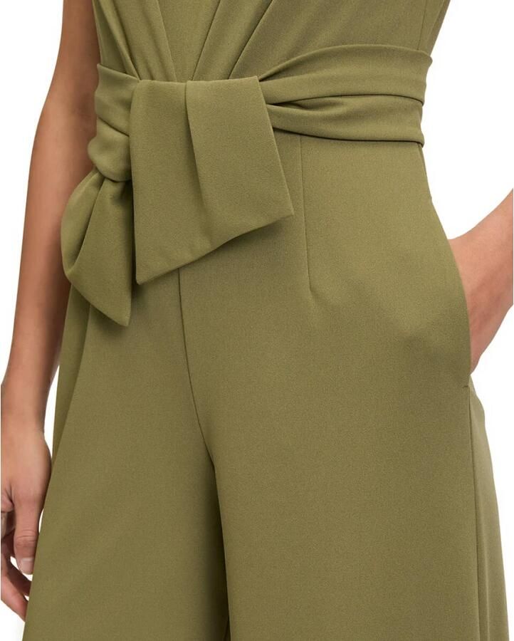 Vera Mont Mouwloze Jumpsuit Overall Green Dames