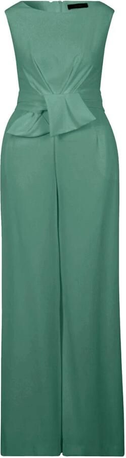 Vera Mont Mouwloze Lange Jumpsuit Green Dames
