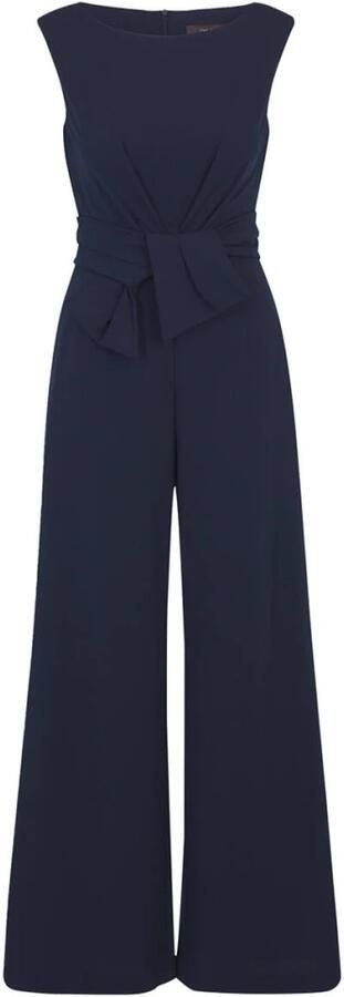 Vera Mont Wijdvallende Jumpsuit met U-Boot Halslijn Zwart Dames - Foto 2