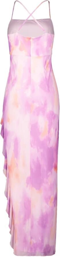 Vera Mont Romantische Tule Avondjurk met Ruches Multicolor Dames - Foto 4