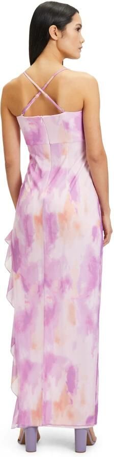 Vera Mont Romantische Tule Avondjurk met Ruches Multicolor Dames - Foto 3