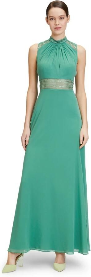 Vera Mont Rugloze Kant Avondjurk Green Dames - Foto 2