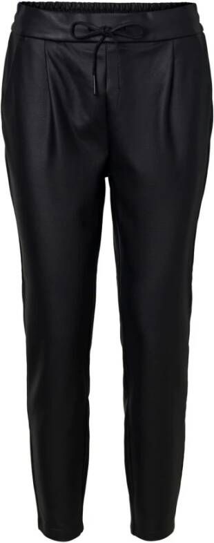 Vero Moda Imitatieleren broek VMEVA MR LOOSE STRING COATED PNT - Foto 5