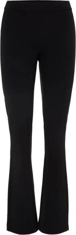 Vero Moda Uitlopende Jersey Broek Zwart Dames