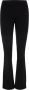 Vero Moda Uitlopende Jersey Broek Zwart Dames - Thumbnail 1