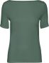 Vero Moda Stijlvolle Vmpanda Modal Dames T-shirt Groen Dames - Thumbnail 2