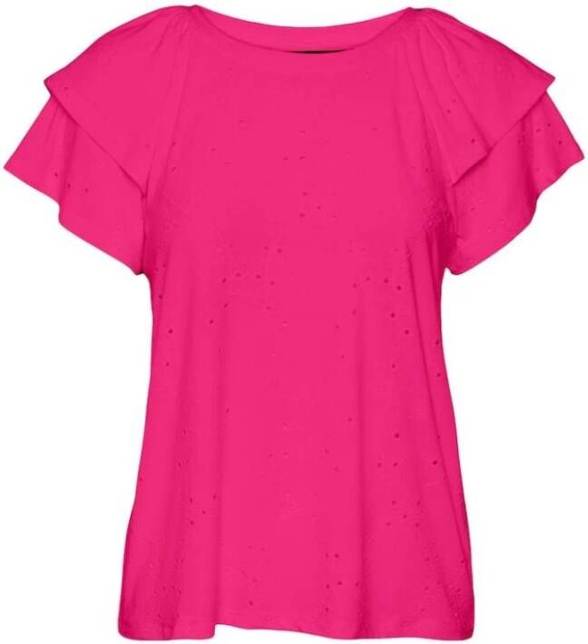 Vero Moda T-shirt Roze Dames