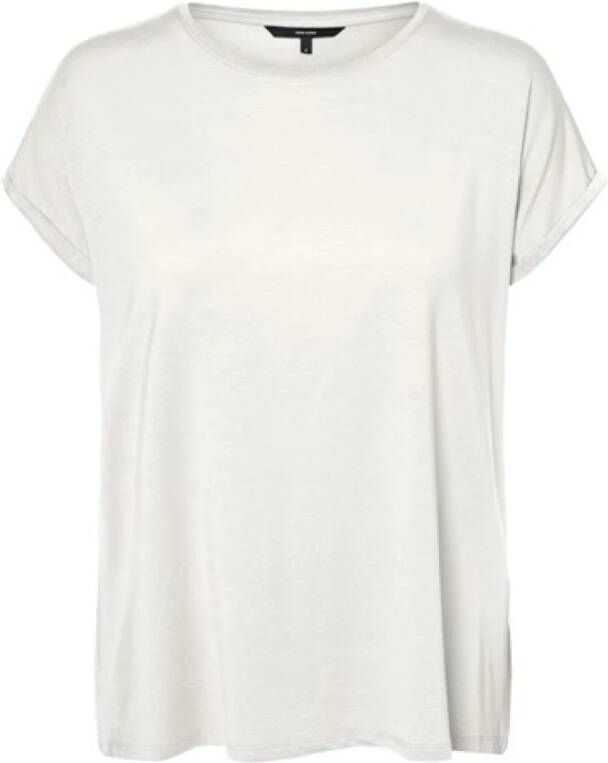 Vero Moda Shirt met ronde hals VMAVA PLAIN SS TOP GAJRS NOOS - Foto 4