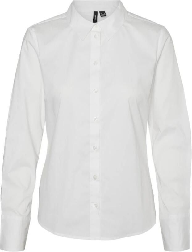 Vero Moda Klassieke blouse VMANNA LS FITTED SHIRT WVN GA NOOS