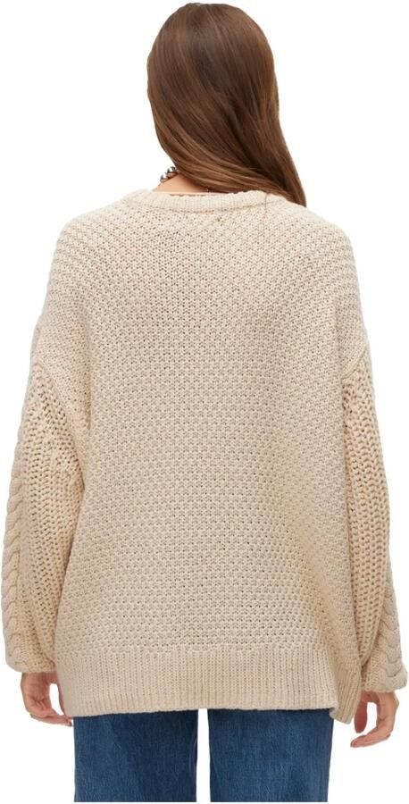 Vero Moda Beige Gebreide Trui Dames Herfst Winter Collectie Beige Dames - Foto 2