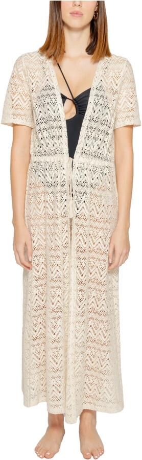 Vero Moda Lente Zomer Cardigan 95% Polyester 5% Elastaan Beige Dames - Foto 2