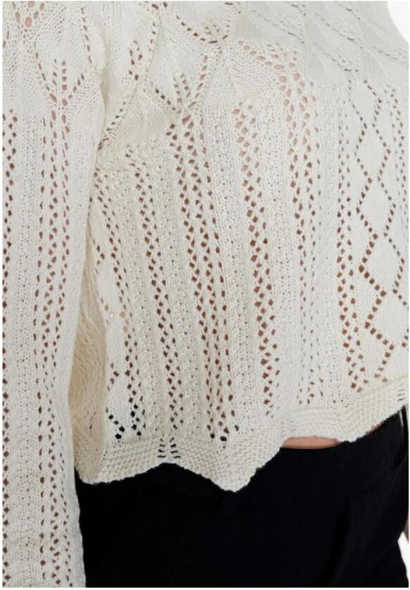 Vero Moda Gebreide trui VMGINGER 3 4 BOATNECK PULLOVER GA NOOS in vrouwelijk prachtig jacquard-breipatroon - Foto 8