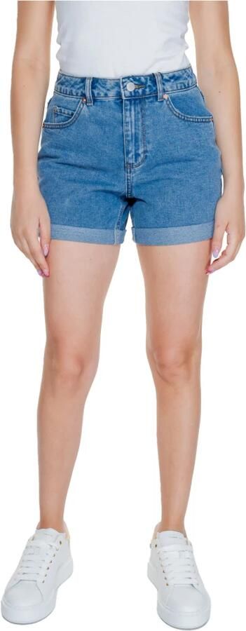 Vero Moda Relaxed fit korte jeans van katoenmix model 'ZURI' - Foto 6