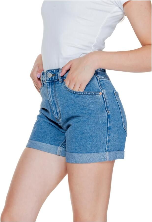 Vero Moda Relaxed fit korte jeans van katoenmix model 'ZURI' - Foto 4