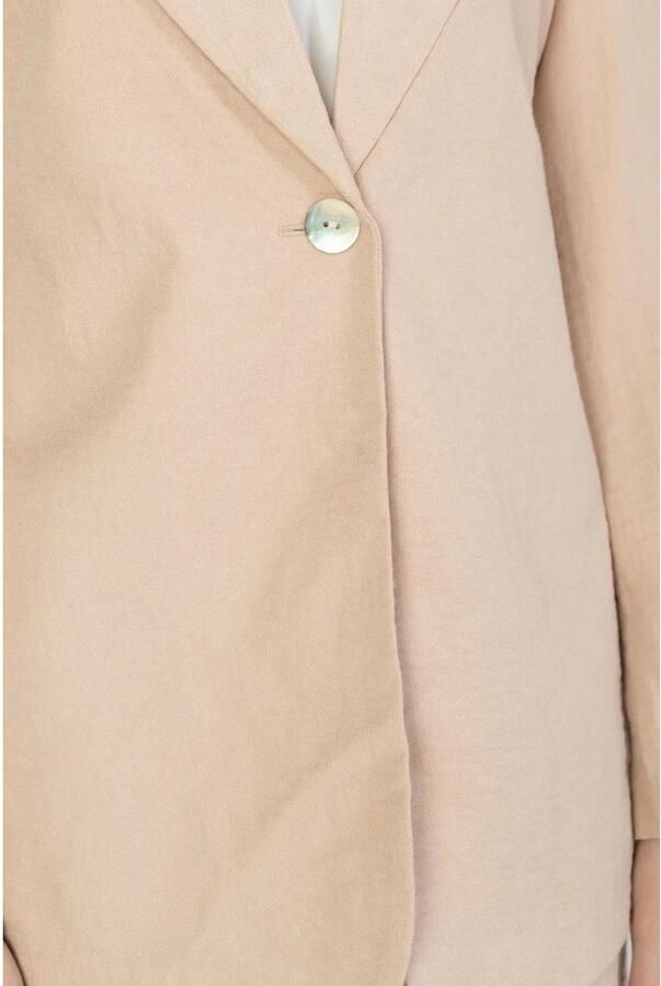 Vero Moda Roze Effen Blazer Knoopsluiting Pink Dames - Foto 2