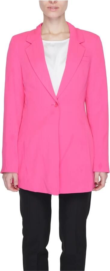 Vero Moda Fuchsia Geknoopte Blazer voor Vrouwen Pink Dames - Foto 5