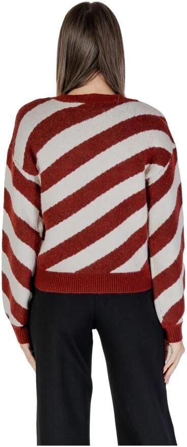 Vero Moda Gestreepte Ronde Hals Gebreide Trui Multicolor Dames - Foto 2