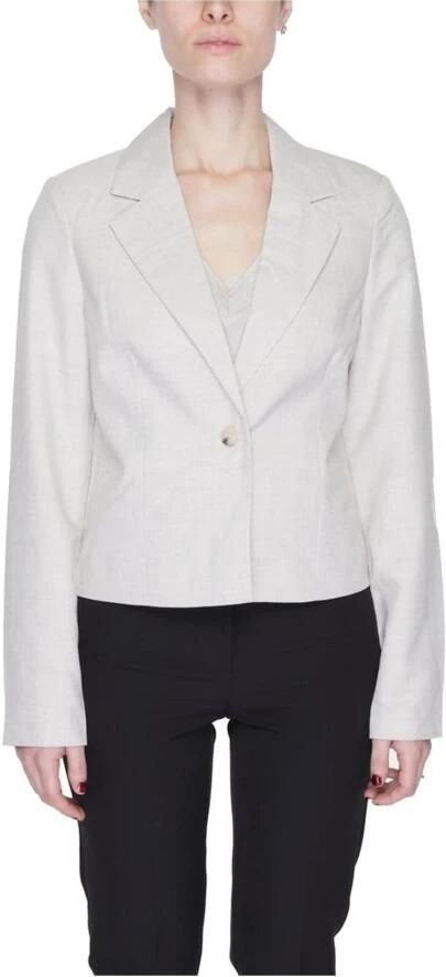 Vero Moda Grijze Polyester Blazer Damesjas Collectie Gray Dames - Foto 4