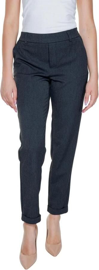 Vero Moda Loose fit stoffen broek met gestileerde opening model 'MAYA' - Foto 10