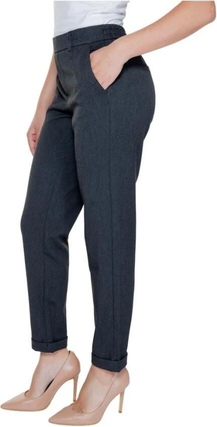 Vero Moda Loose fit stoffen broek met gestileerde opening model 'MAYA' - Foto 7