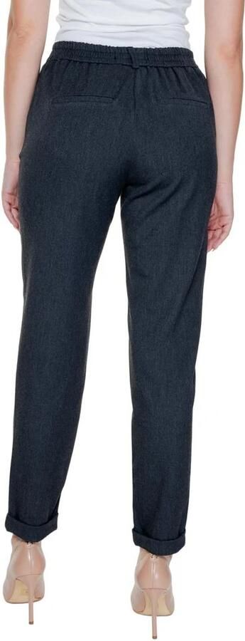 Vero Moda Loose fit stoffen broek met gestileerde opening model 'MAYA' - Foto 9