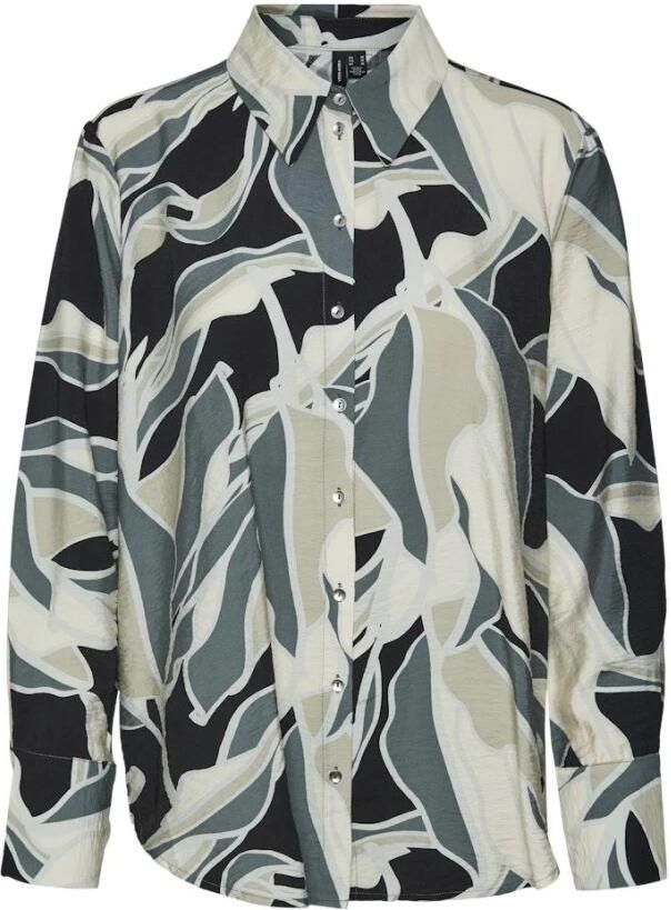 Vero Moda Lange mouw shirt met Freewear Print Multicolor Dames