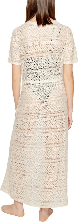 Vero Moda Lente Zomer Cardigan 95% Polyester 5% Elastaan Beige Dames