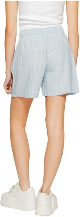 Vero Moda Gestreepte Linnen Shorts Lente Zomer Collectie Blue Dames