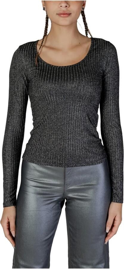 Vero Moda Zwarte longsleeve T-shirt herfst winter collectie Black Dames - Foto 4