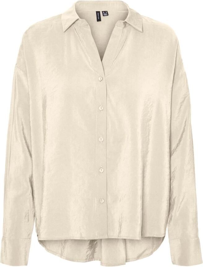 Vero Moda Overhemdblouse VMQUEENY LS OVERSIZE SHIRT WVN GA NOOS - Foto 2