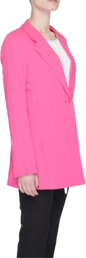 Vero Moda Fuchsia Geknoopte Blazer voor Vrouwen Pink Dames - Foto 4