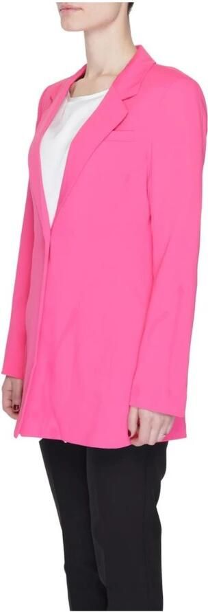 Vero Moda Fuchsia Geknoopte Blazer voor Vrouwen Pink Dames - Foto 3