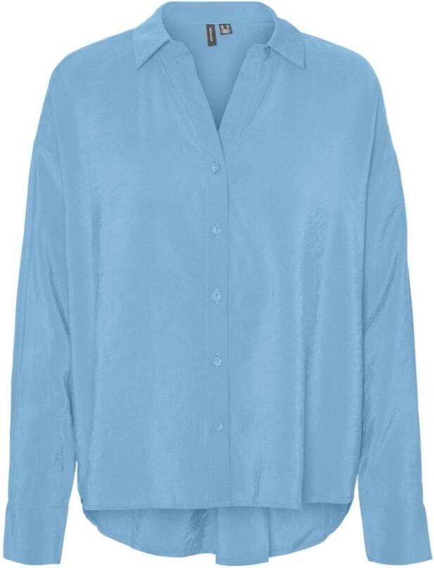 Vero Moda Overhemdblouse VMQUEENY LS OVERSIZE SHIRT WVN GA NOOS