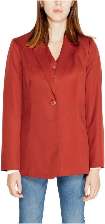 Vero Moda Rode Dames Blazer Herfst Winter Collectie Red Dames - Foto 4