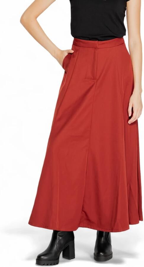 Vero Moda Rode Polyester Rok Herfst Winter Collectie Red Dames