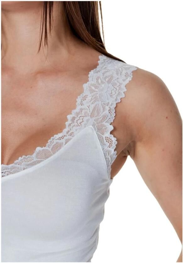 Vero Moda Stijlvolle Dames Tanktop Roma Collectie Wit Dames - Foto 3