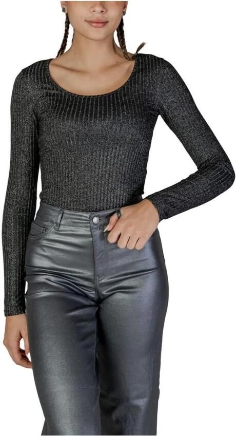 Vero Moda Zwarte longsleeve T-shirt herfst winter collectie Black Dames