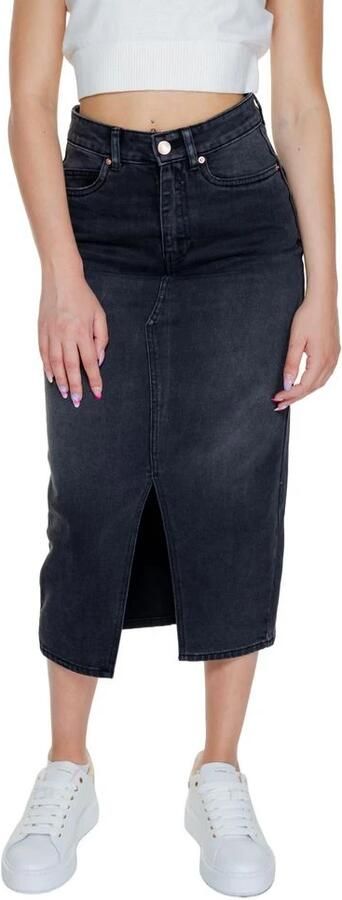 Vero Moda Rok VMVERI HR CALF DENIM SKIRT GA MIX NOOS 10295731 - Foto 5