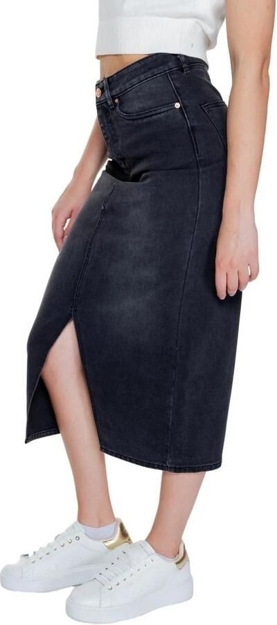 Vero Moda Rok VMVERI HR CALF DENIM SKIRT GA MIX NOOS 10295731 - Foto 2