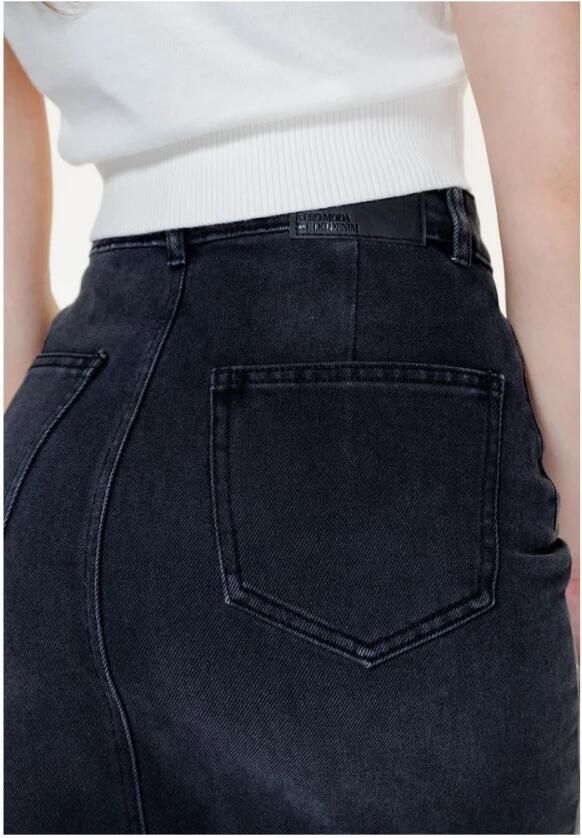 Vero Moda Rok VMVERI HR CALF DENIM SKIRT GA MIX NOOS 10295731