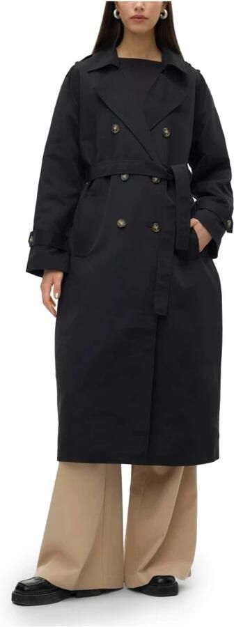 Vero Moda Trenchcoat VMCHLOE LONG TRENCHCOAT GA NOOS Double-breasted met strikceintuur - Foto 7