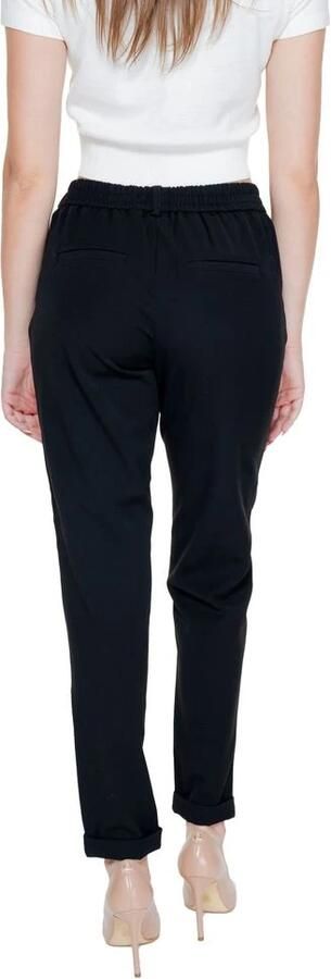 Vero Moda Loose fit stoffen broek met gestileerde opening model 'MAYA' - Foto 6