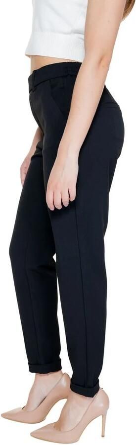 Vero Moda Loose fit stoffen broek met gestileerde opening model 'MAYA' - Foto 11