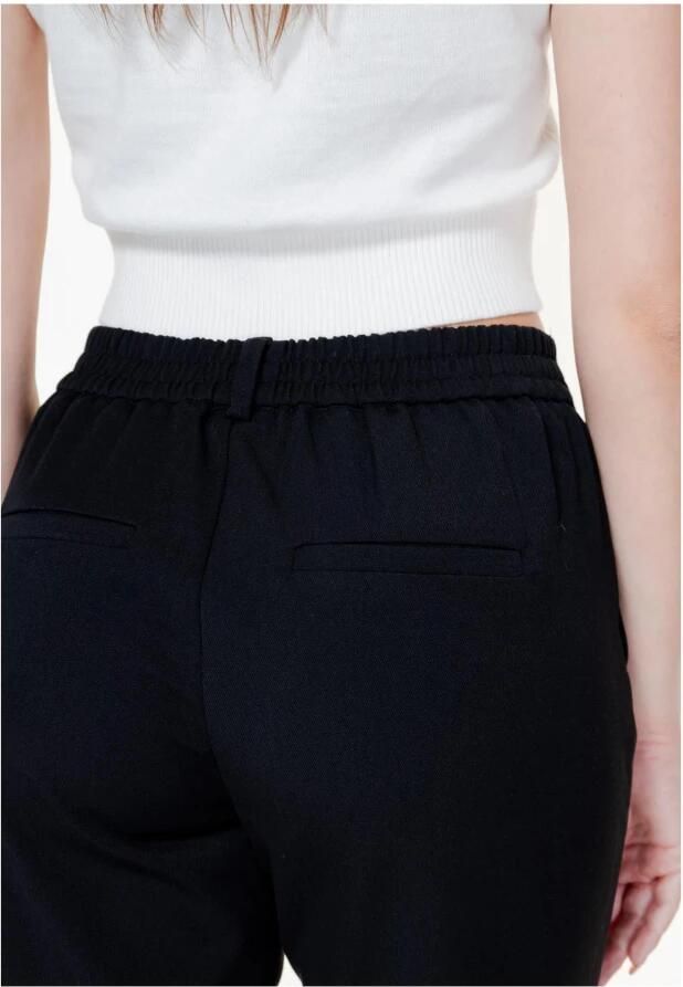 Vero Moda Loose fit stoffen broek met gestileerde opening model 'MAYA'