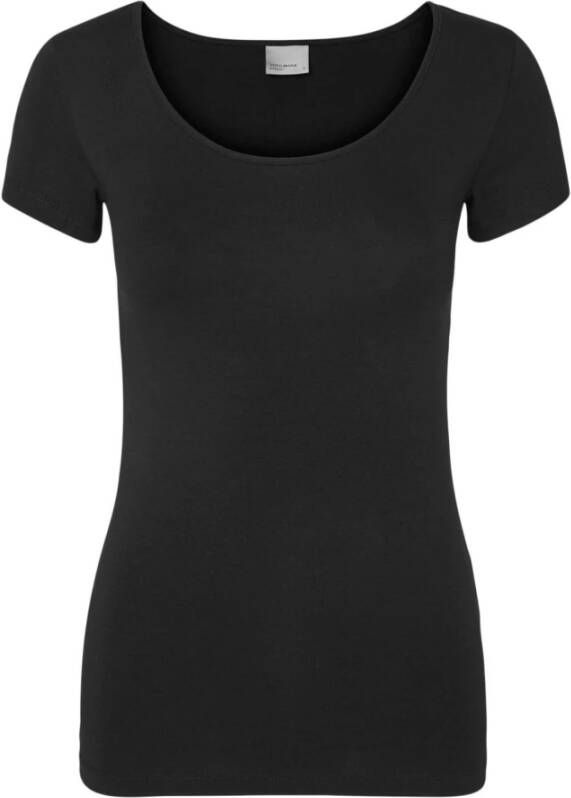 Vero Moda Zachte Maxi Dames T-shirt Zwart Dames