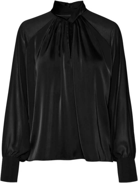Vero Moda Zwarte longsleeve top | Freewear Zwart Dames